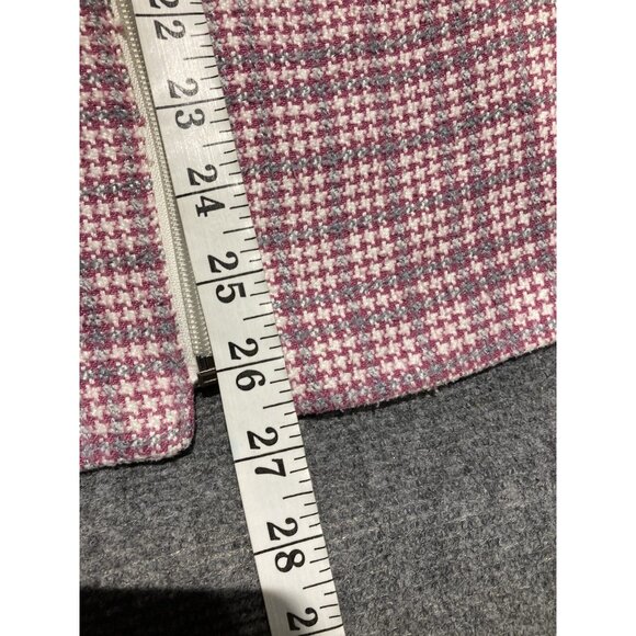 Vintage Bon Worth Jacket Women’s Size PM Pink Long Sleeve Full Zip - Picture 6 of 9